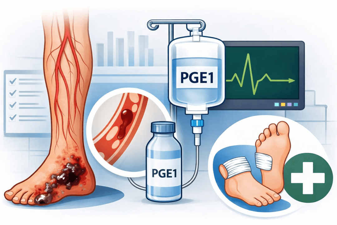 Outcome of Prostaglandin E1 Therapy in Critical Lower Limb Ischemia