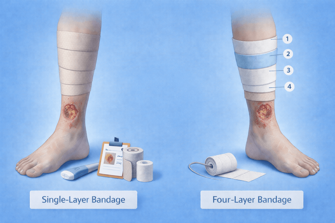 Healing Rates of Venous Leg Ulcer Using Four Layer Bandage and Short Stretch Bandage- A Comparative Studyin Aspect of Bangladesh