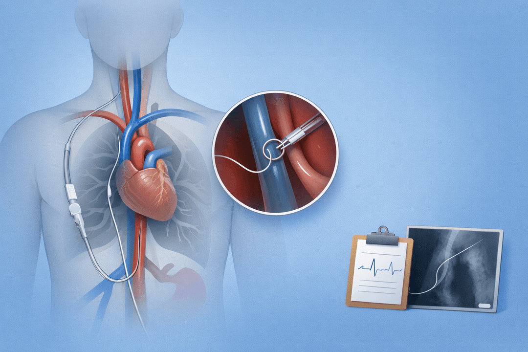 Guide wire embolization of Central Venous Catheter and its resque technique: Case report from Bangladesh